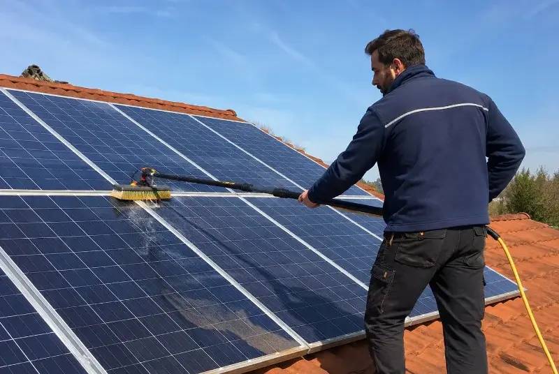 Nettoyage et entretien de panneaux solaires à Savasse